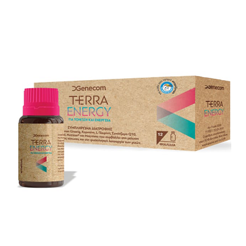 Genecom Terra Energy Ειδικό Συμπλήρωμα Διατροφής 12τμχ