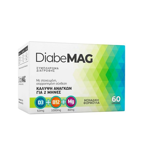 ControlBios DiabeMag Ειδικό Συμπλήρωμα Διατροφής 60 κάψουλες
