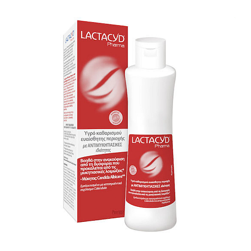 Lactacyd Antifungal Υγρό Καθαρισμού για την Ευαίσθητη Περιοχή 250ml