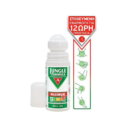 Jungle Formula Maximum Roll Εντομοαπωθητική Λοσιόν σε Roll On/Stick 50ml