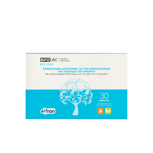Bifolac Restore Συμπλήρωμα με Προβιοτικά & Πρεβιοτικά 30 κάψουλες