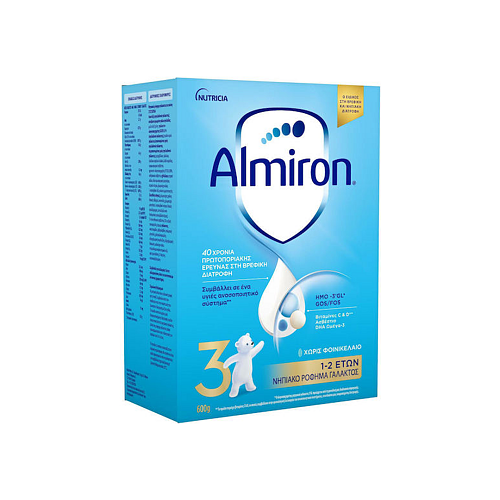 Nutricia Γάλα σε Σκόνη Almiron 3 για 12+ Μηνών 600gr