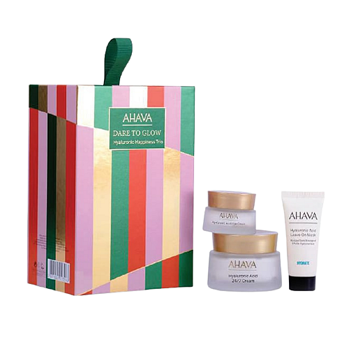Ahava Hyaluronic Happiness Trio Σετ Περιποίησης για Αντιγήρανση, Ενυδάτωση & Λάμψη 3τμχ