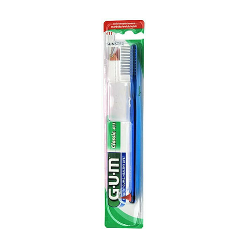 GUM Classic 411 Regular Οδοντόβουρτσα Soft (Τυχαία Επιλογή)