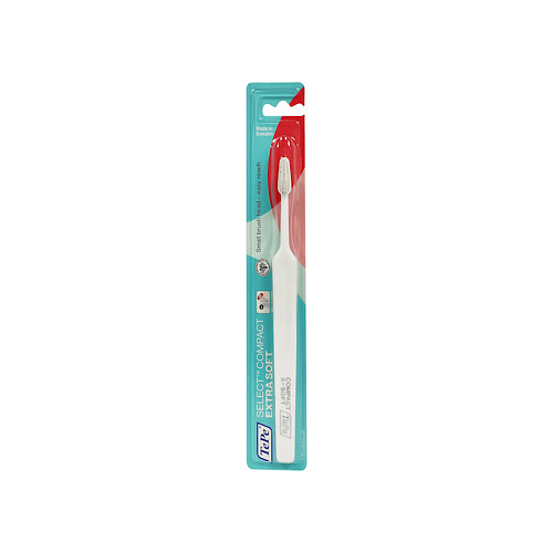 TePe Select Compact Extra Soft Παιδική Οδοντόβουρτσα Λευκή