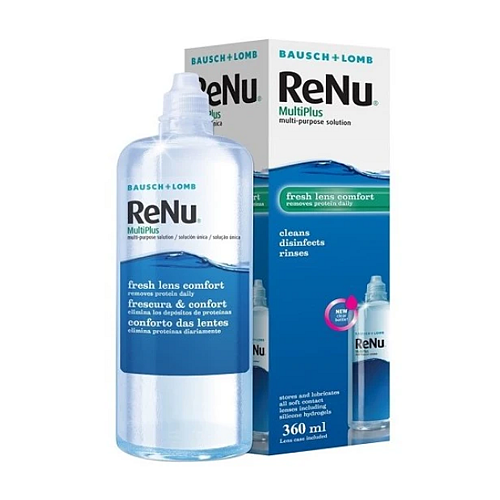 Bausch & Lomb ReNu Multiplus Υγρό Φακών Επαφής 0ml & 360ml