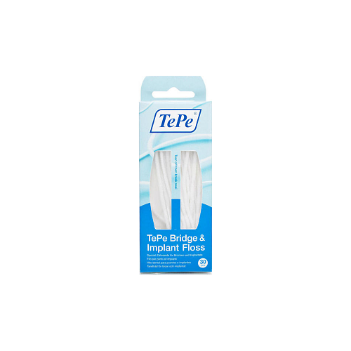 TePe Bridge & Implant Floss Οδοντικό Νήμα 30τμχ