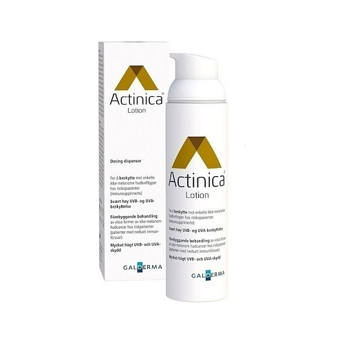 Galderma Actinica Αντηλιακή Λοσιόν Προσώπου SPF50+ 80ml