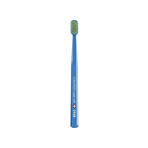Curaprox CS 3960 Οδοντόβουρτσα Super Soft Ανοιχτό Μπλε / Κίτρινο