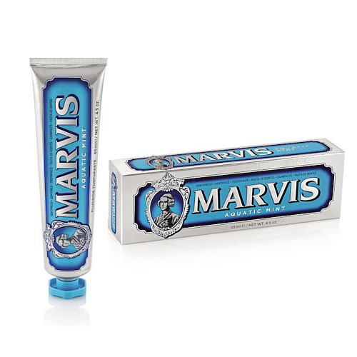 Marvis Aquatic Mint Οδοντόκρεμα για Ουλίτιδα , Πλάκα & Τερηδόνα 85ml