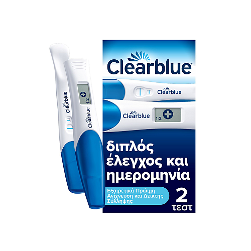 Clearblue Combo Pack Pregnacy Test, 2τμχ.
