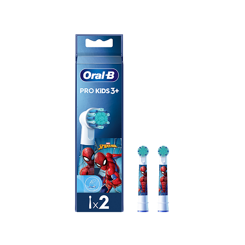 Oral-B Ανταλλακτικά Ηλεκτρικής Οδοντόβουρτσας Spiderman 2τμχ για 3+ Χρονών