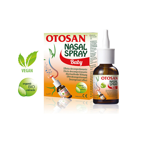 Otosan Nasal Spray Baby Ρινικό Σπρέι με Θαλασσινό Νερό για Βρέφη και Παιδιά 30ml