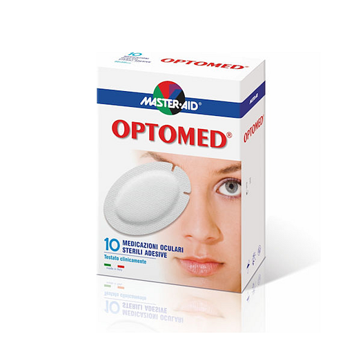 Master Aid Optomed Super Οφθαλμικά Επιθέματα σε Λευκό χρώμα 96x66mm 10τμχ