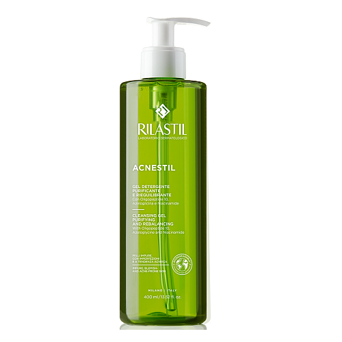 Rilastil Acnestil Gel Καθαρισμού Προσώπου για Ακνεϊκές Επιδερμίδες 400ml