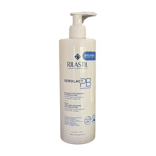 Rilastil Xerolact PB Ενυδατικό Balm Σώματος για Ξηρές/Πολύ Ξηρές & Ευαίσθητες Επιδερμίδες 400ml