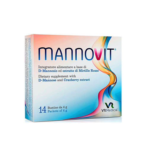 VR Medical MannoVit Ειδικό Συμπλήρωμα Διατροφής 14 φακελίσκοι