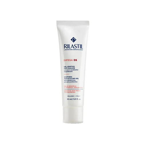 Rilastil Defense DS Soothing Anti Scaling Ενυδατικό Gel Προσώπου με Προβιοτικά 30ml