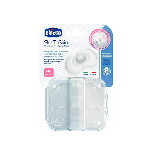 Chicco Skin To Skin Medium/Large Ψευδοθηλές 2τμχ