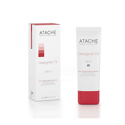 Atache Despigmen P3 Ενυδατικό & Αντιγηραντικό Serum Προσώπου με Βιταμίνη C & Βιταμίνη E για Αποτοξίνωση & Λάμψη 30ml