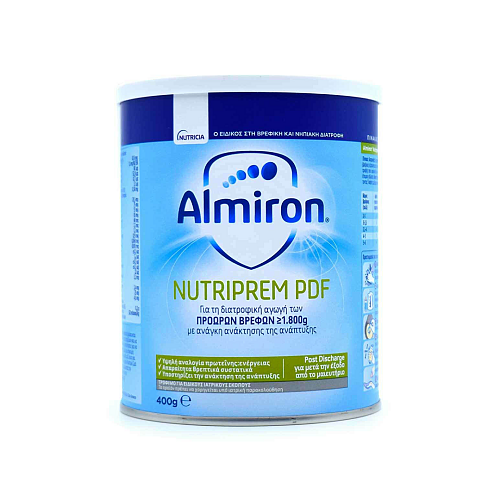 Nutricia Γάλα σε Σκόνη Almiron Nutriprem PDF για Πρόωρα 400gr