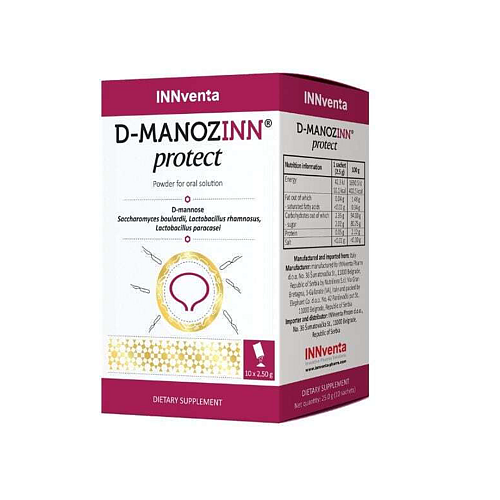 Innventa D-Manozinn Protect Ειδικό Συμπλήρωμα Διατροφής 10 φακελίσκοι