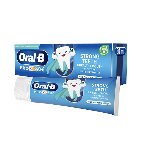 Oral-B Pro Kids Spider-Man Βρεφική Οδοντόκρεμα για 0m+ με Γεύση Μέντα 50ml