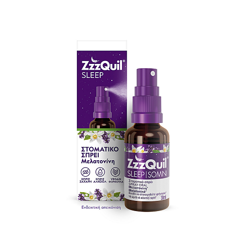 Sleep Στοματικό Σπρέι με Μελατονίνη, Συμπλήρωμα Διατροφής, 30 ml