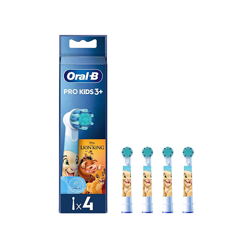 Oral-B Ανταλλακτικά Ηλεκτρικής Οδοντόβουρτσας 4τμχ για 3+ Χρονών