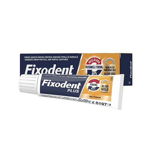 Fixodent Plus Στερεωτική Κρέμα Τεχνητής Οδοντοστοιχίας 40gr