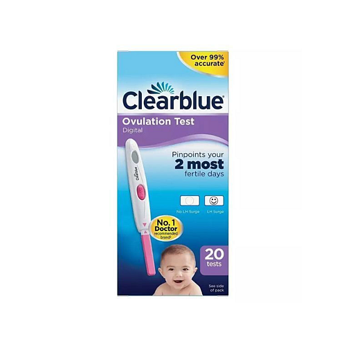 Clearblue Digital Ovulation Ψηφιακό Τεστ Ωορρηξίας 20τμχ