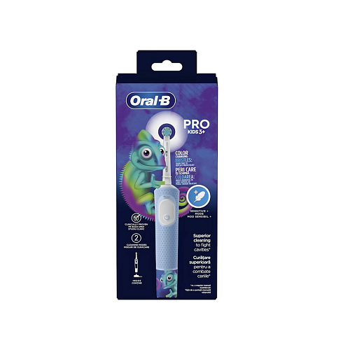 Oral-B Vitality Pro Παιδική Ηλεκτρική Οδοντόβουρτσα με Χρονόμετρο για 3+ Χρονών Chameleon