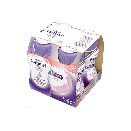 Nutricia Forticare Ειδικό Συμπλήρωμα Διατροφής 4 x 125ml Berry