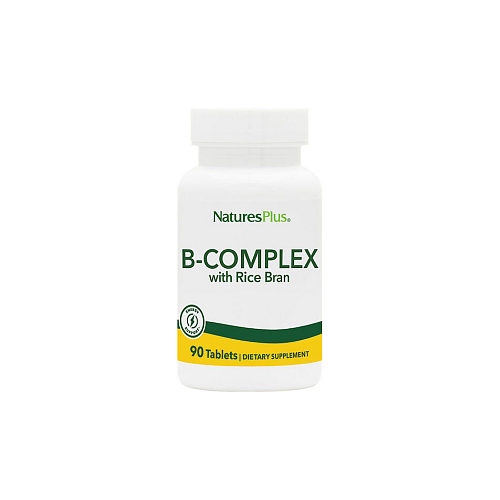 Nature's Plus Energy Support B-complex with Rice Bran Βιταμίνη για Ενέργεια, Ενίσχυση του Ανοσοποιητικού & το Νευρικό Σύστημα 90 ταμπλέτες