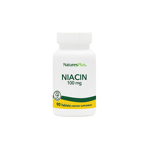 Nature's Plus Niacin Βιταμίνη για την Υγεία του Νευρικού Συστήματος 100mg 90 ταμπλέτες