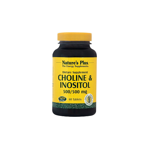 Nature's Plus Choline & Inositol Ειδικό Συμπλήρωμα Διατροφής 60 ταμπλέτες