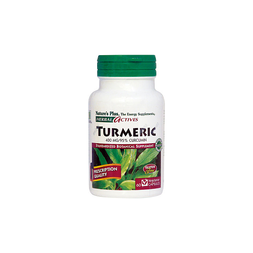 Nature's Plus Herbal Actives Turmeric 60 φυτικές κάψουλες